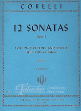 12 Sonatas op. 1 - Vol. 1
